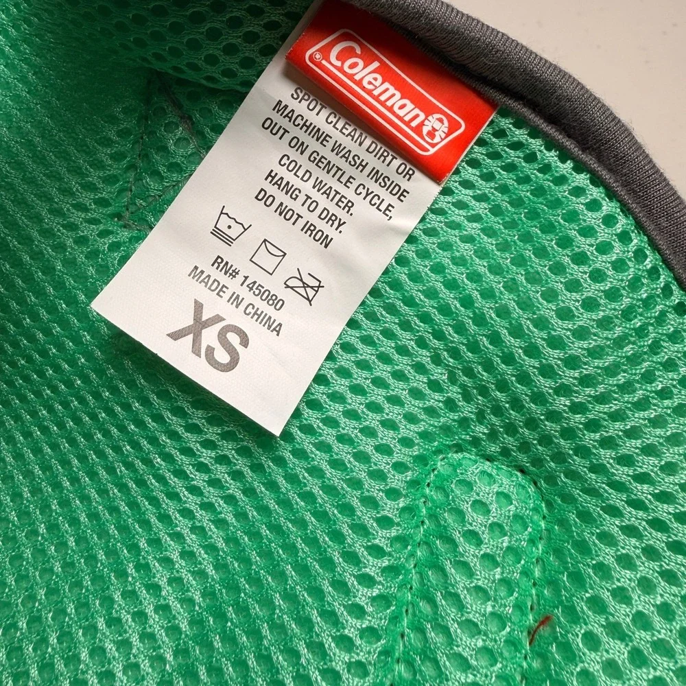 Coleman Pet Cooling Jacket XS Green Mesh Reflective Dog Vest NWT Heat Relief